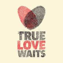 True Love Waits, heart finger prints 