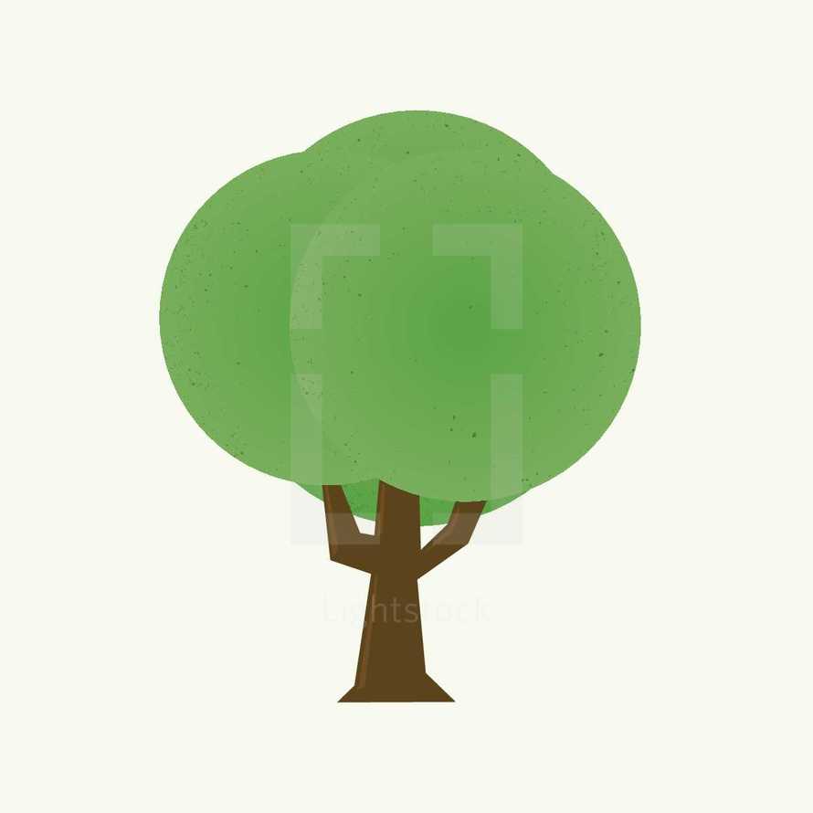simple tree illustration. 