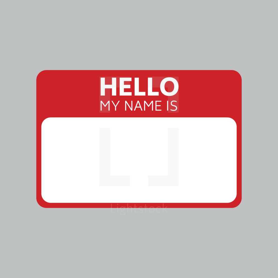 Hello my name is sticker 