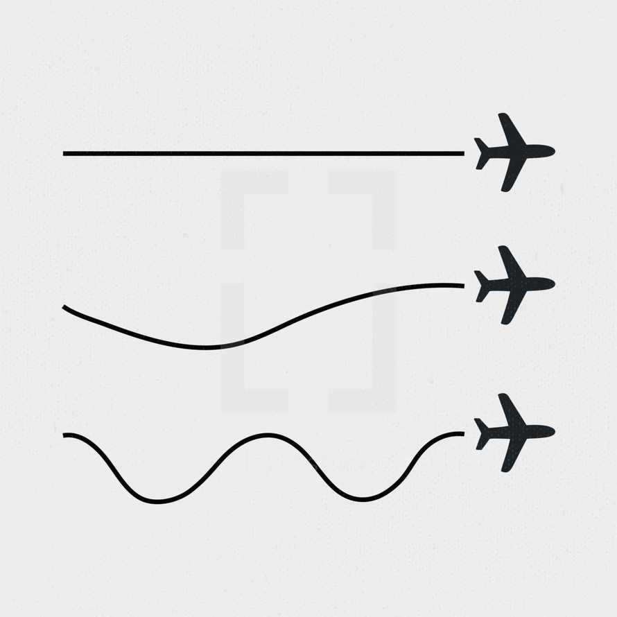 airplane paths 