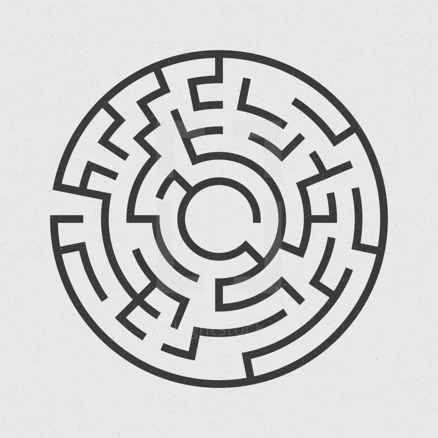 circular maze 