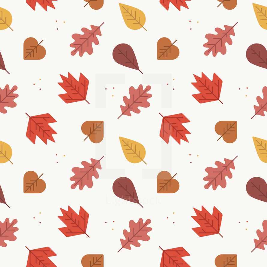 fall leaves pattern