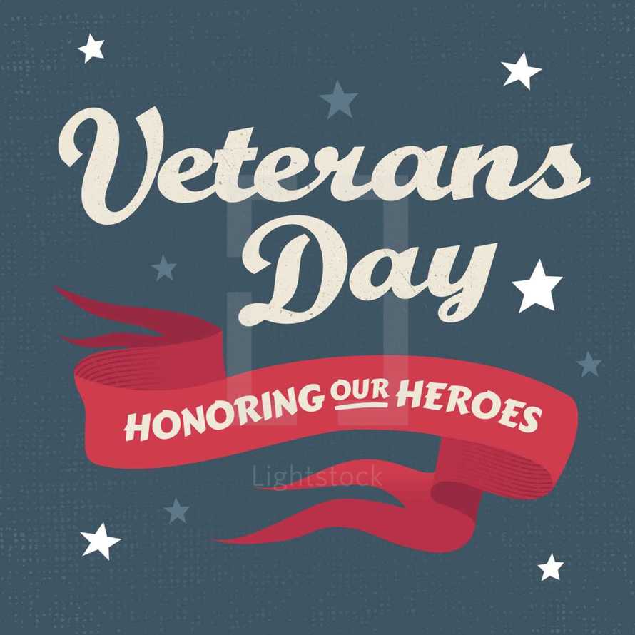 veterans day graphic honoring military solidiers