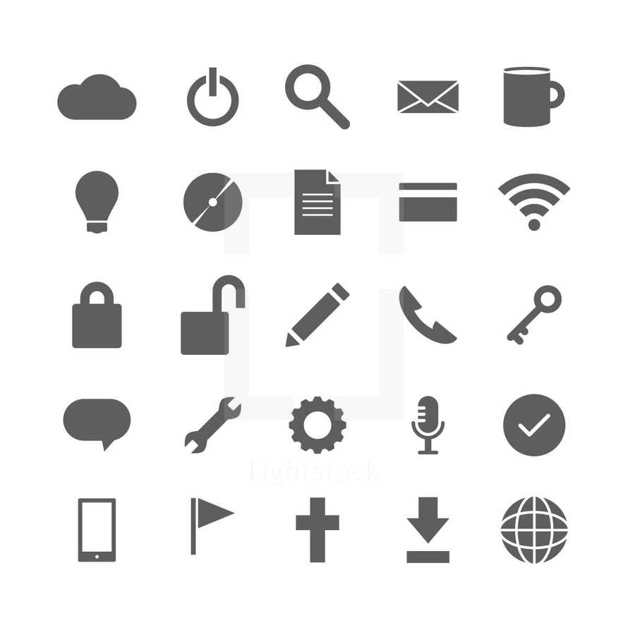 General web icons pack. 