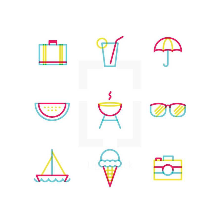 summer icons 