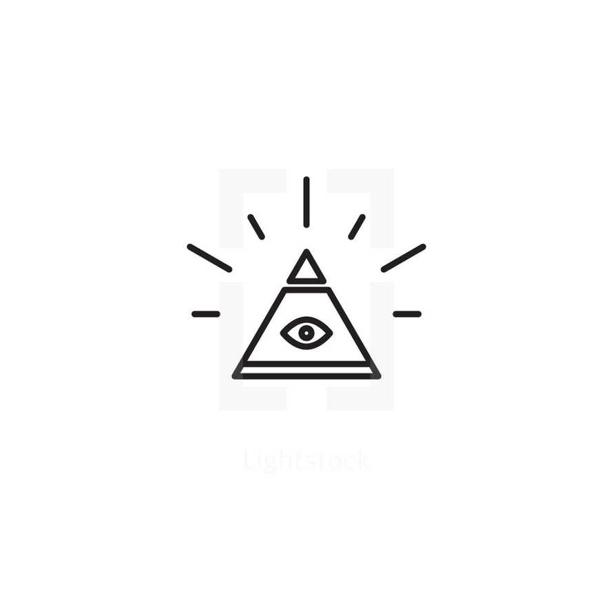 All seeing eye icon 
