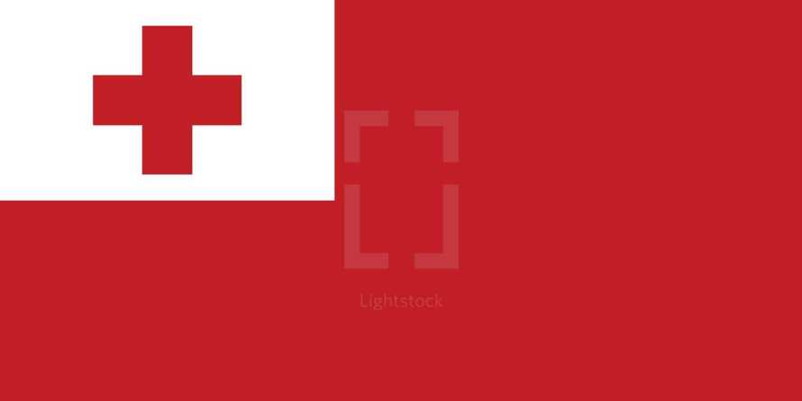 Flag of Tonga 