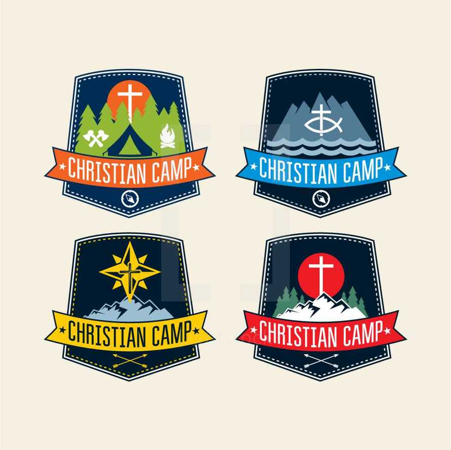 Christian camp icons 