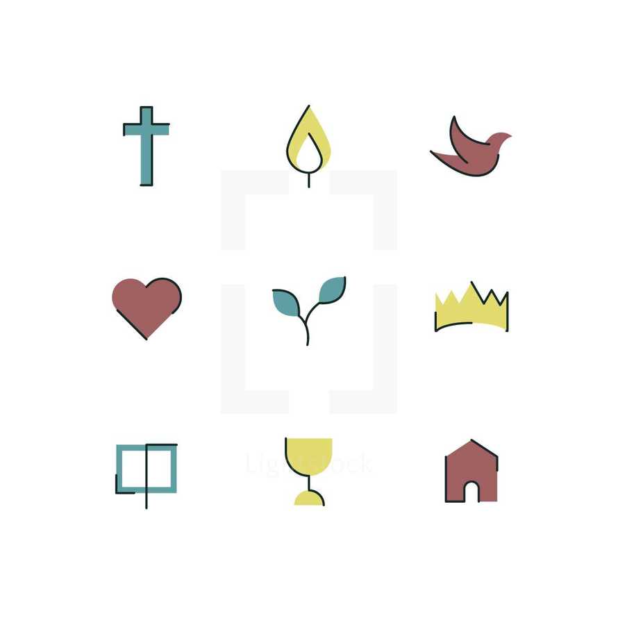 Christian icons 
