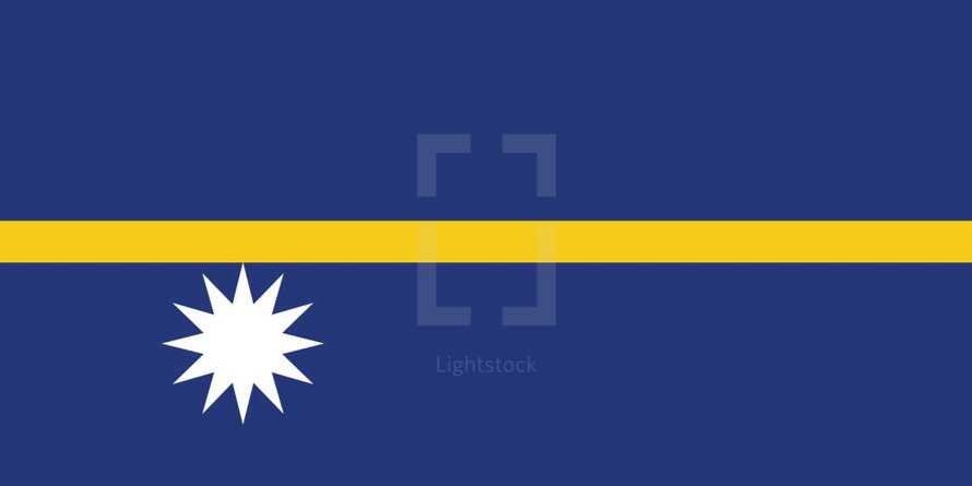 Flag of Nauru 