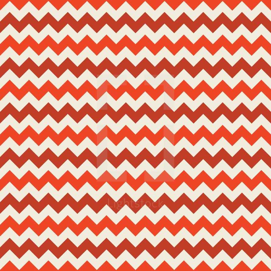 red chevron pattern.