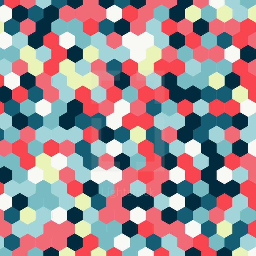 hexagon pattern background 