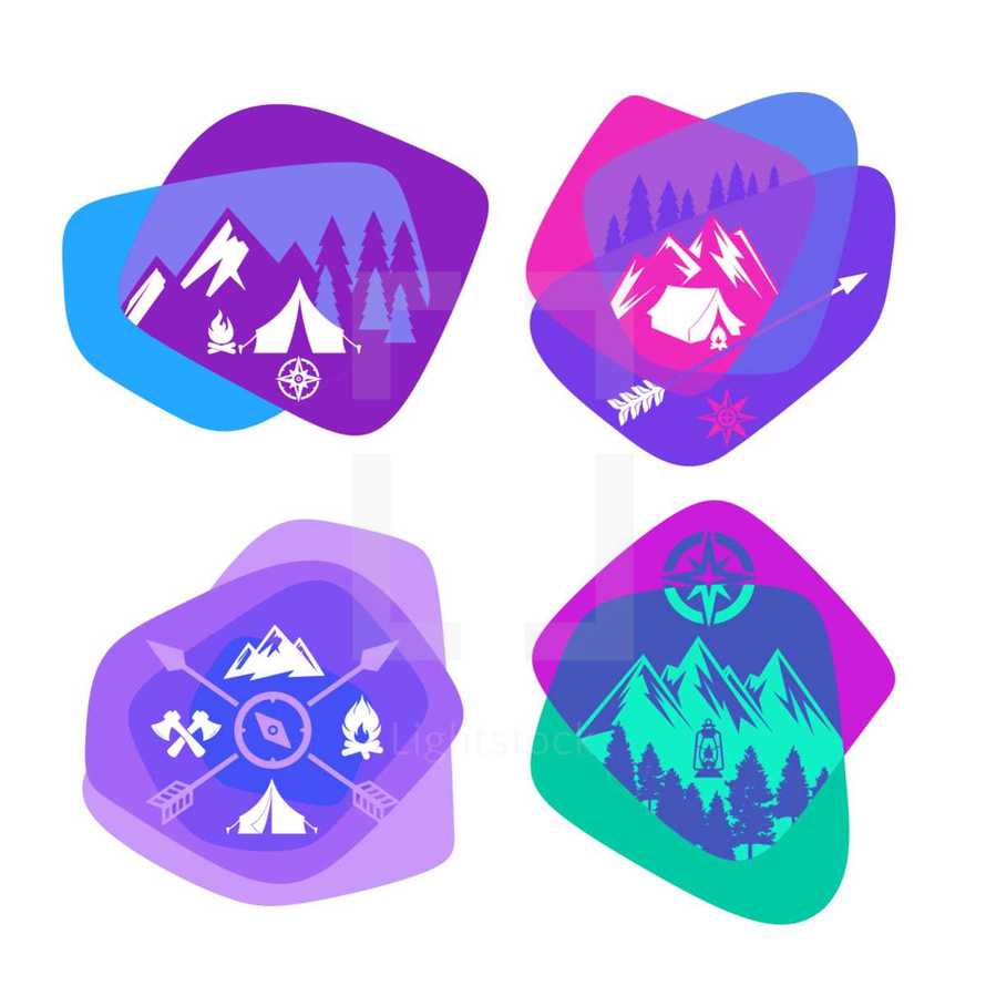 mountain icons 