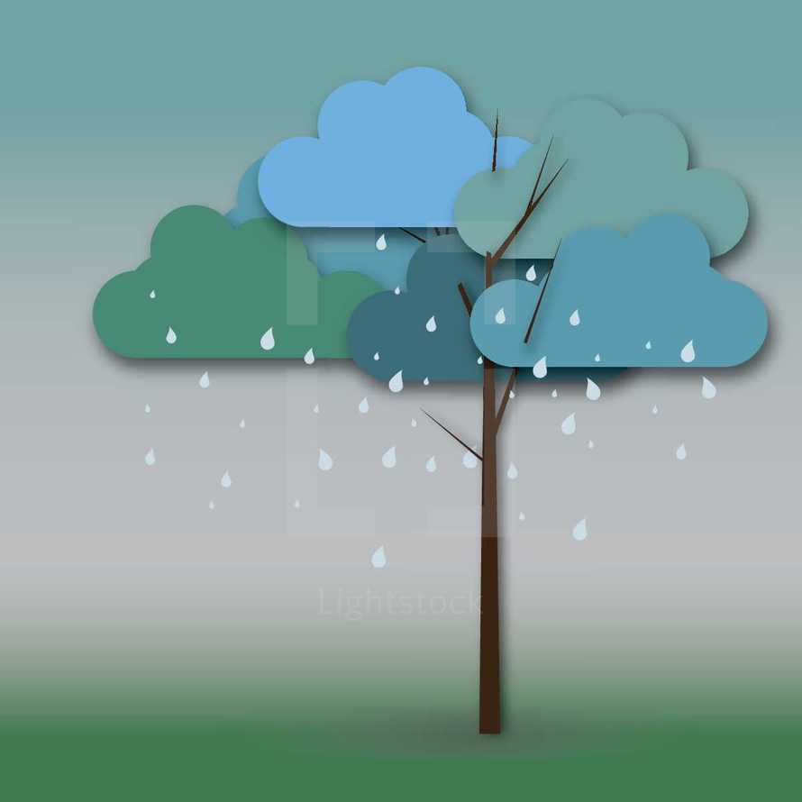 raining tree