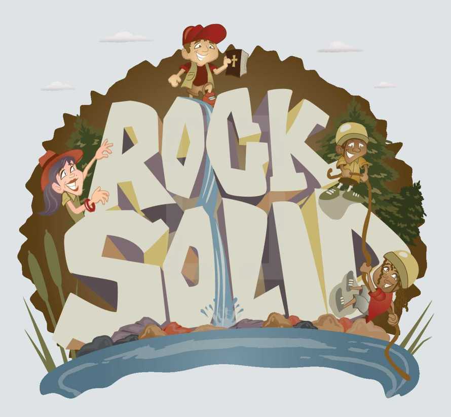 Rock Solid hand drawn lettering 