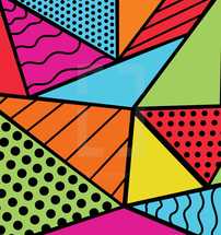 Background pattern design inspired by the rising trend of 90s themed pop culture