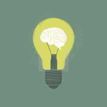 brain in a lightbulb 