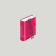 ladder on a book 