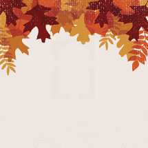 fall leaves border 