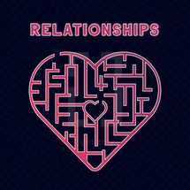 Relationships heart maze 