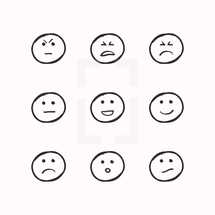 hand drawn emojis