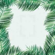 palm leaf border