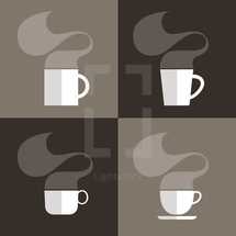 steam, mug, coffee, hot cocoa, tea, cup, icon