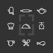 cooking and kitchen icons