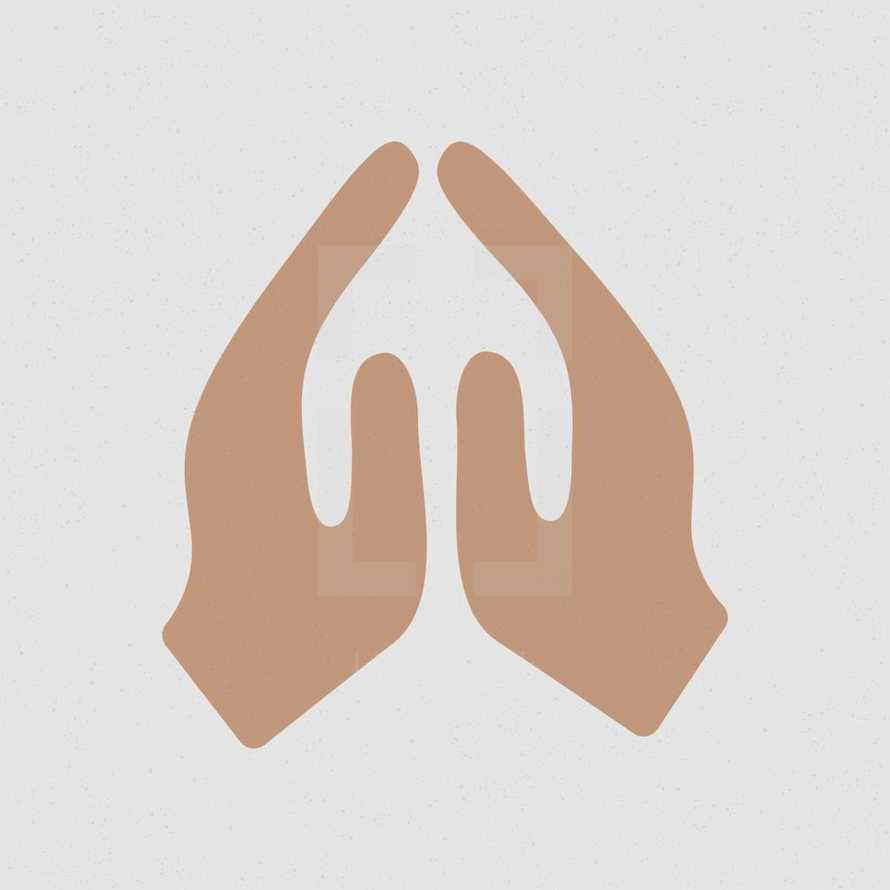 praying hands icon