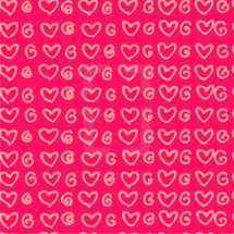 pink hearts pattern background 