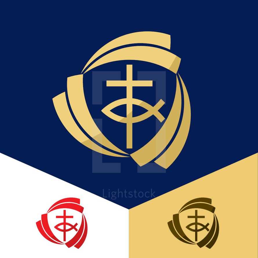 cross and ichthus logo 
