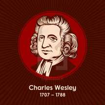 Charles Wesley (1707-1788) was an English leader of the Methodist movement, most widely known for writing about 6,500 hymns.