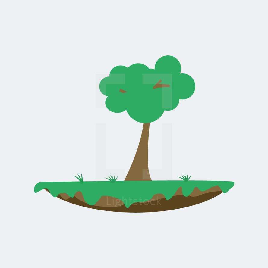 tree on an island 