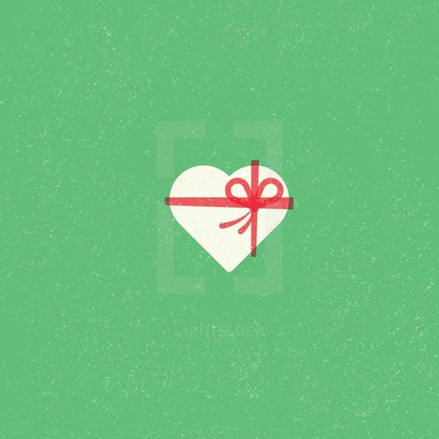 heart shaped gift box 