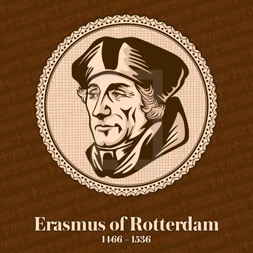 Erasmus of Rotterdam (1466 – 1536) was a Dutch Christian humanist who was the greatest scholar of the northern Renaissance.
