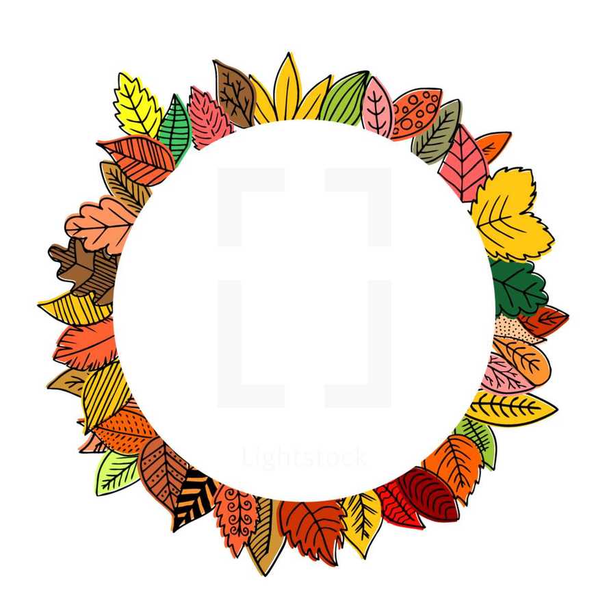 fall leaf wreath 