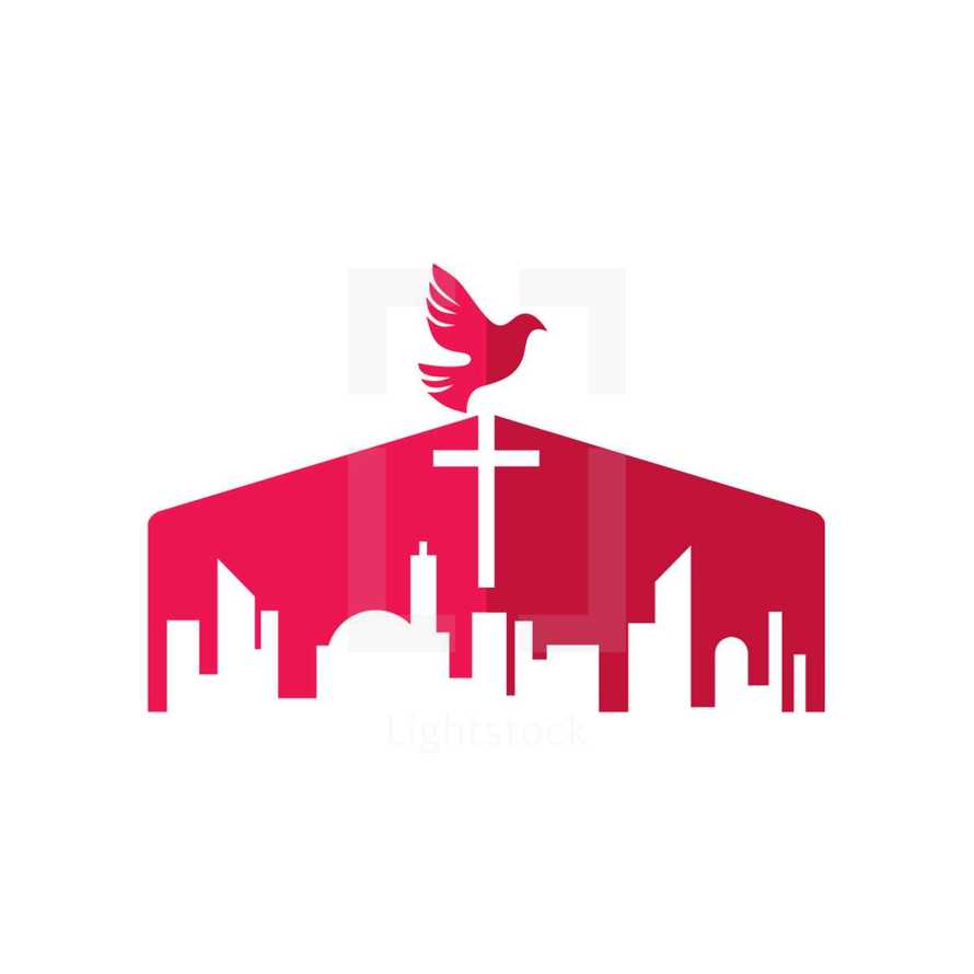 Church building logo 