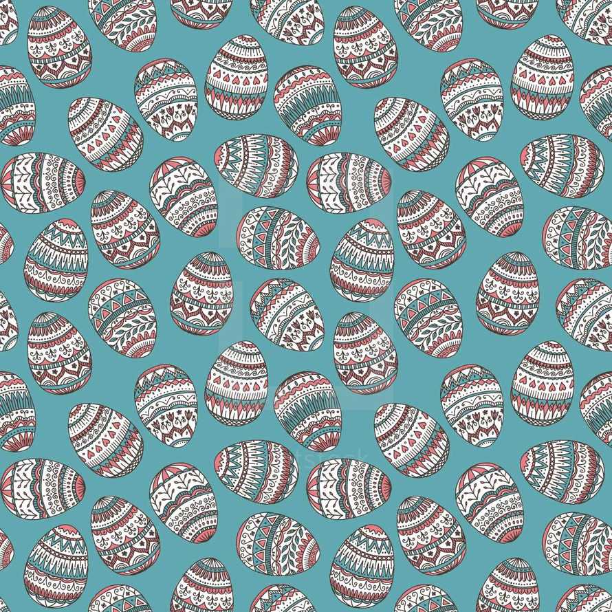 Easter egg pattern 