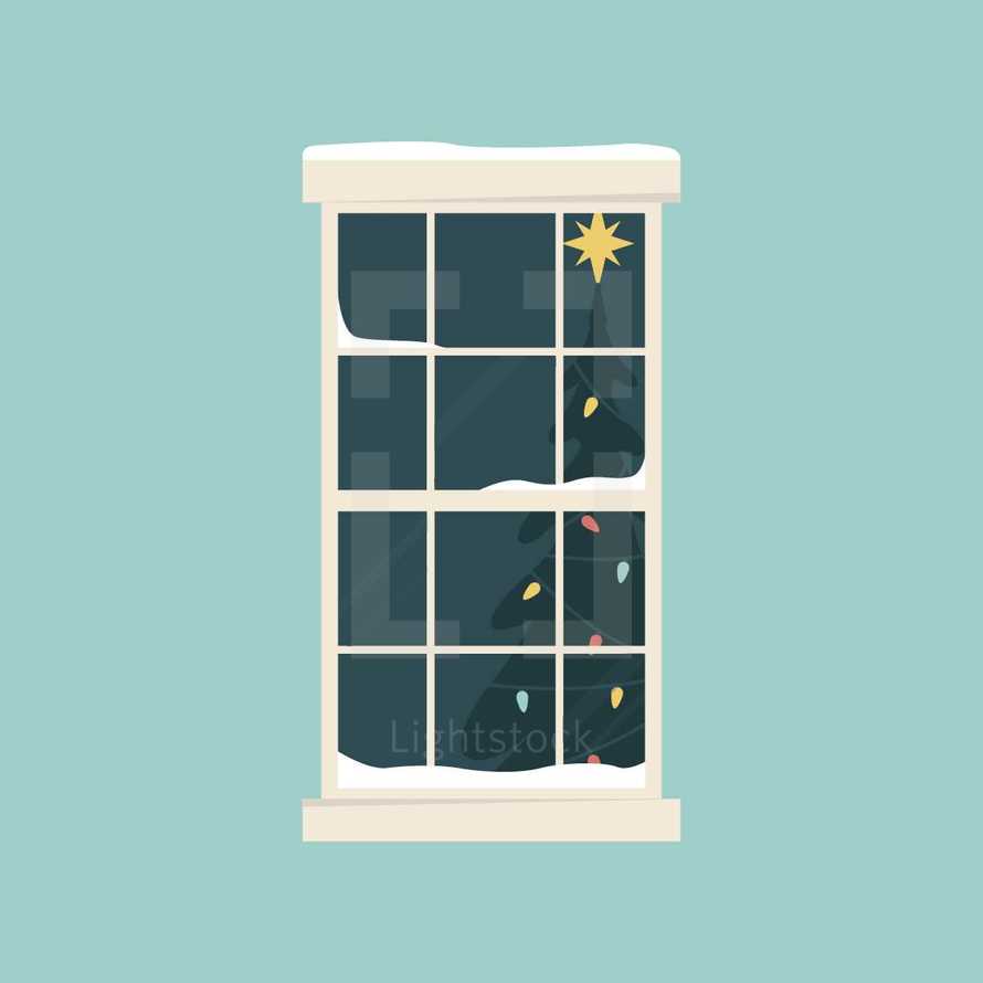Christmas window 