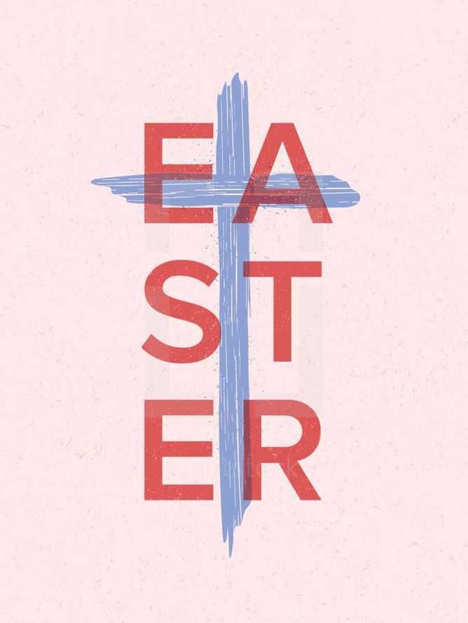 Easter and cross 