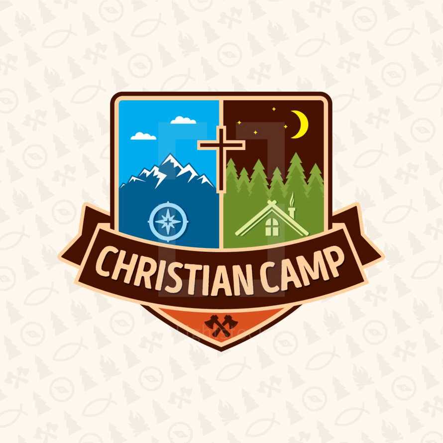 Christian camp badge 