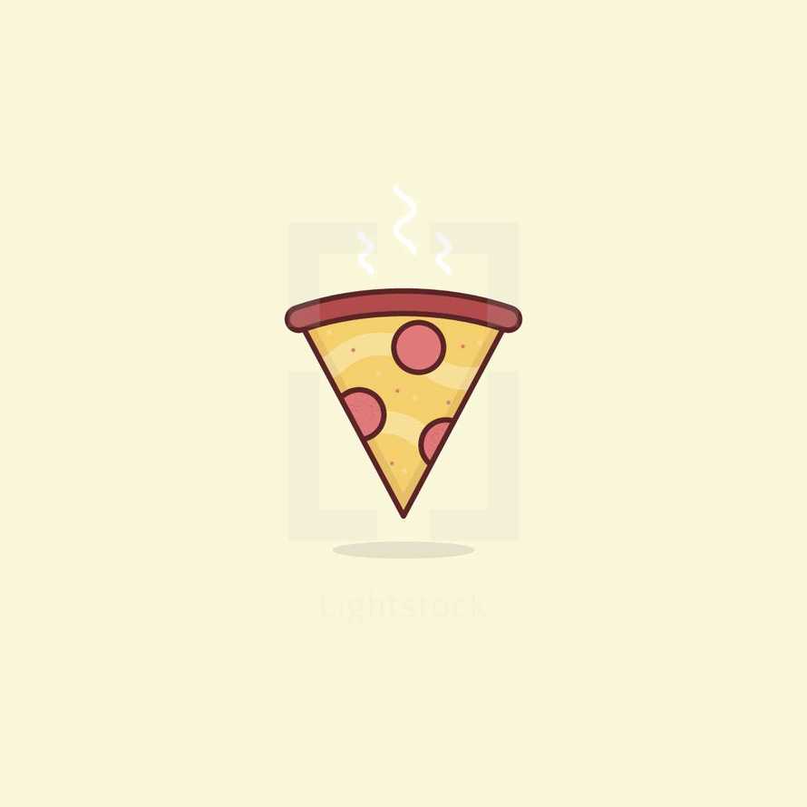 pizza slice icon.
