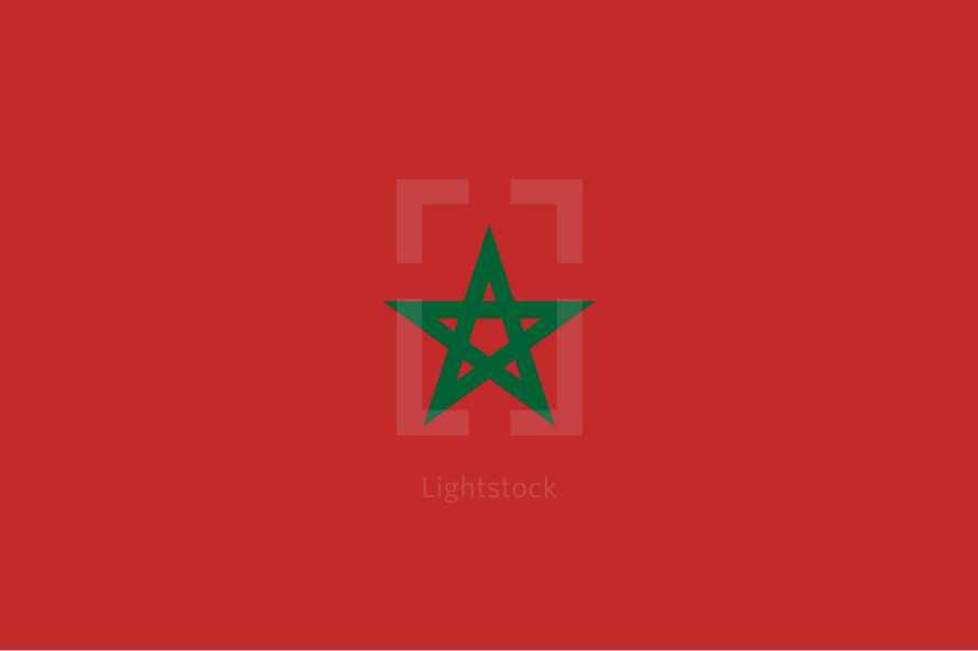 flag of Morocco 