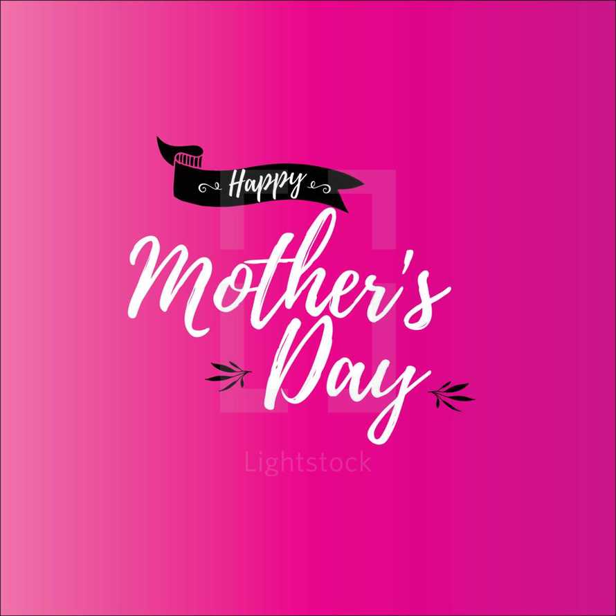 Happy Mother's day banner 