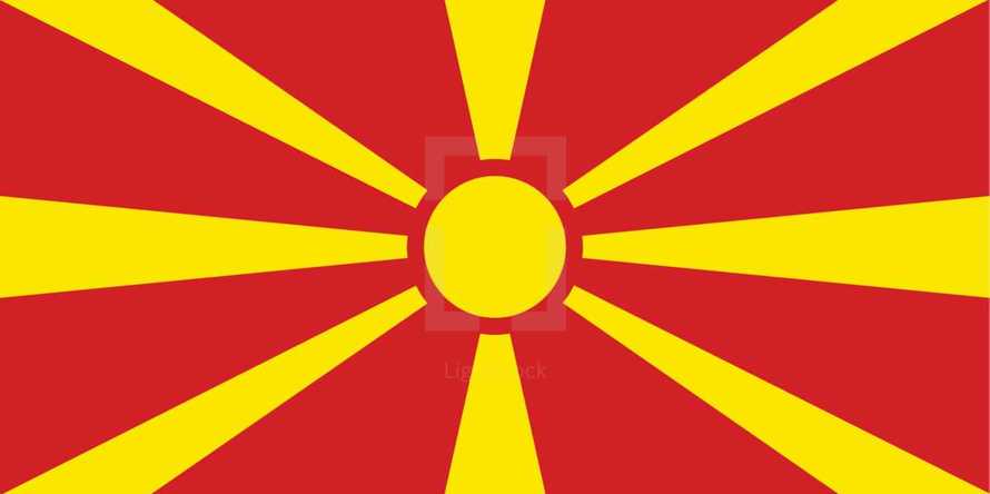 Flag of Macedonia 