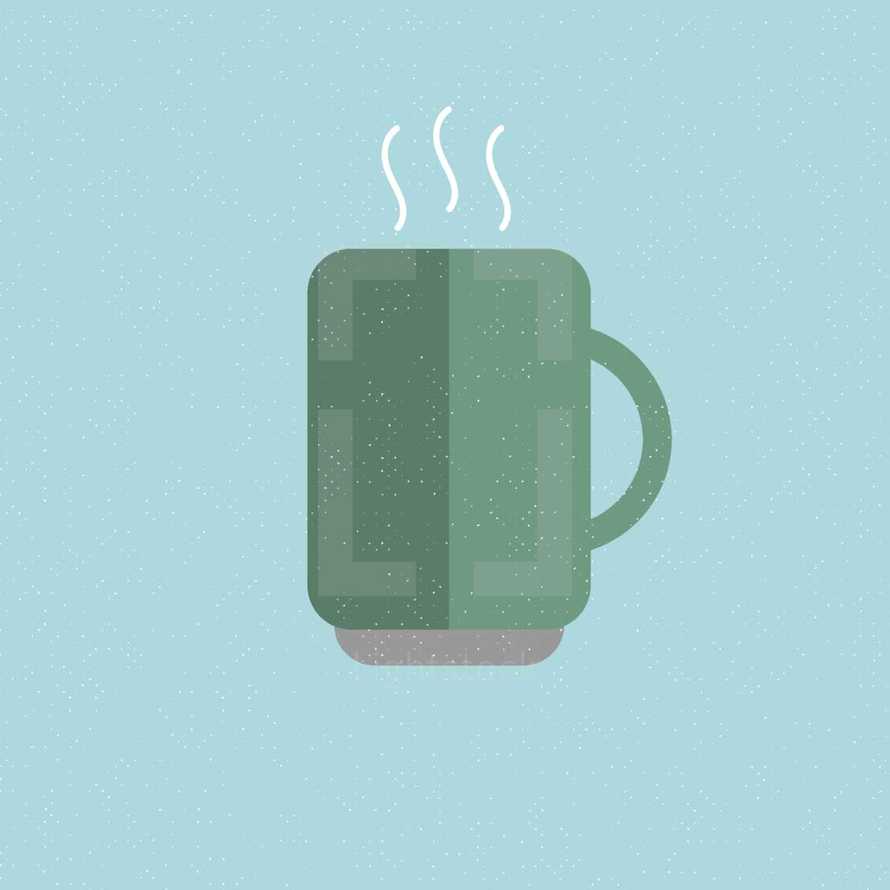 steaming mug 