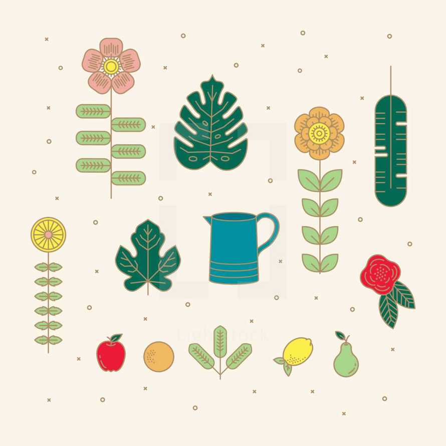 floral vector collection 