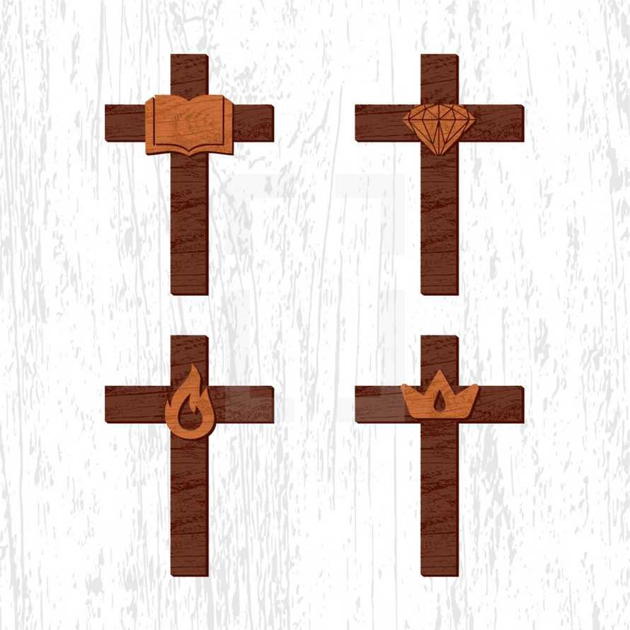 cross icons 