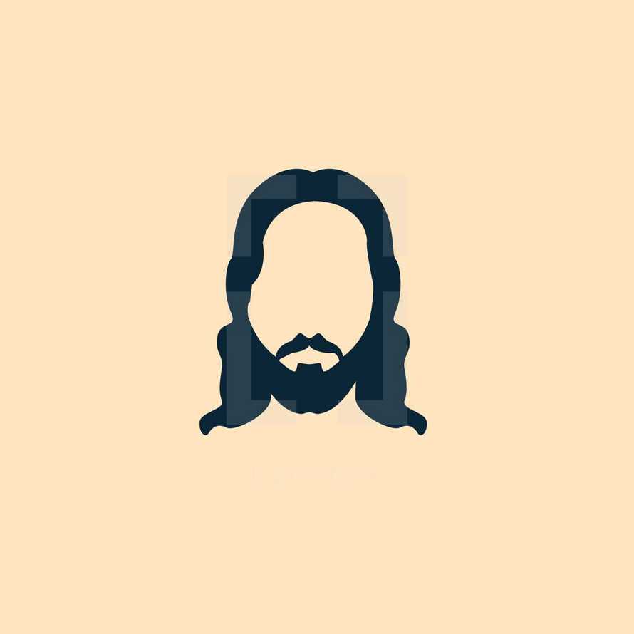 minimal Jesus face 