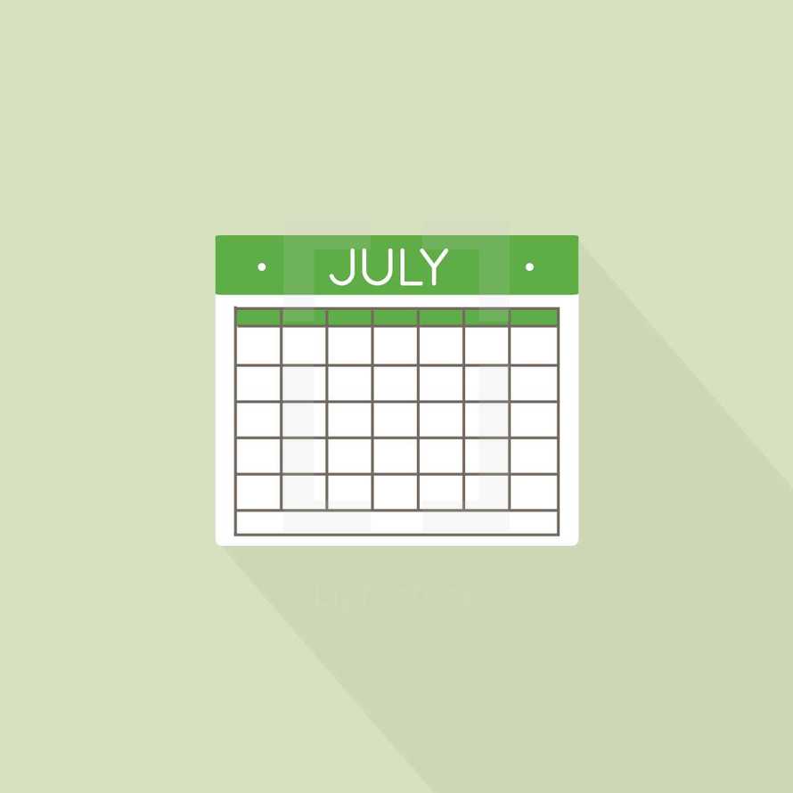 July calendar 